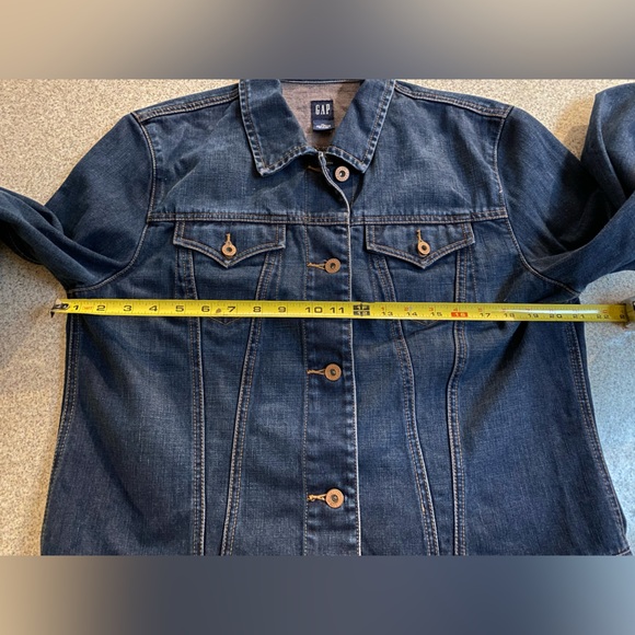 GAP Dark Wash Classic Jean/Denim  Jacket Size XL - Picture 4 of 7
